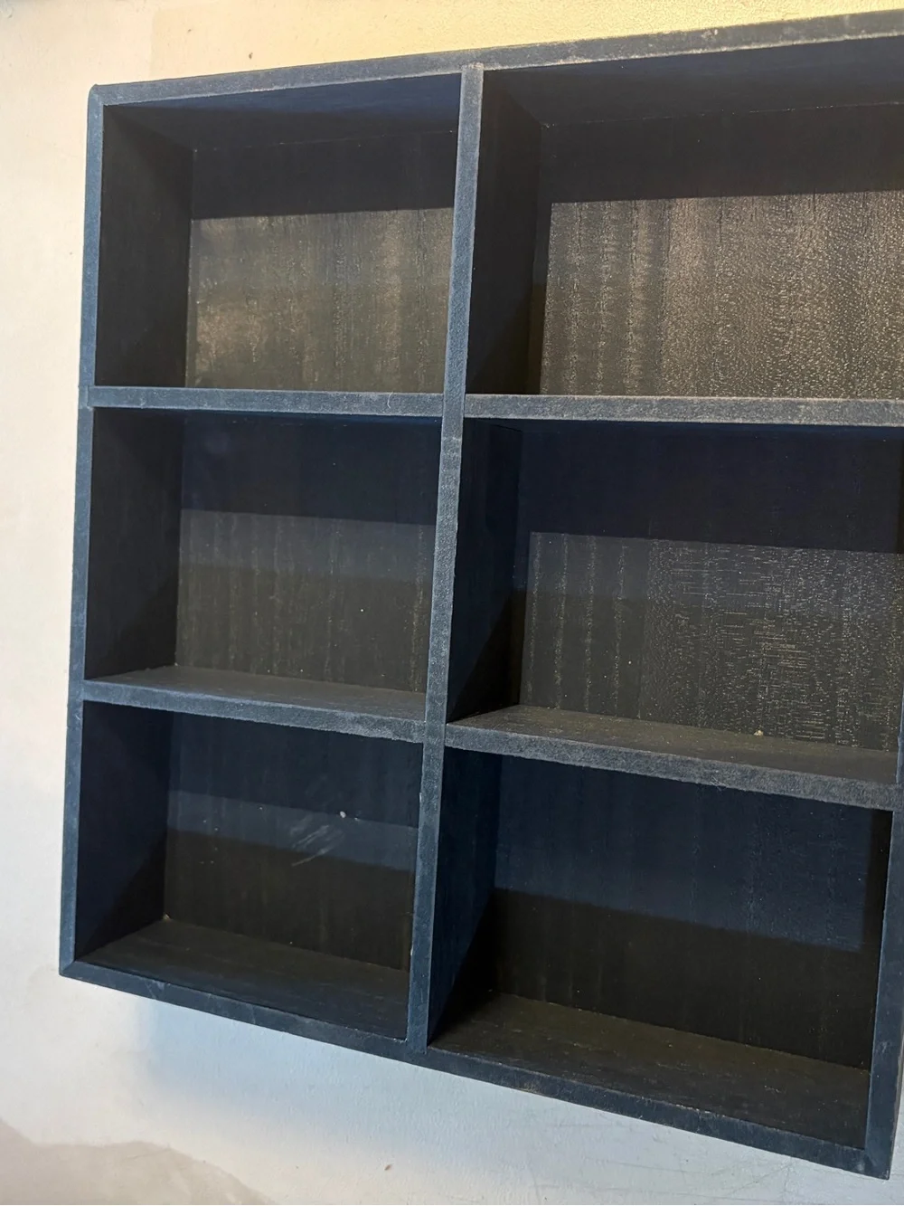 Lake House 9-Cubby Wood Organizer - Navy